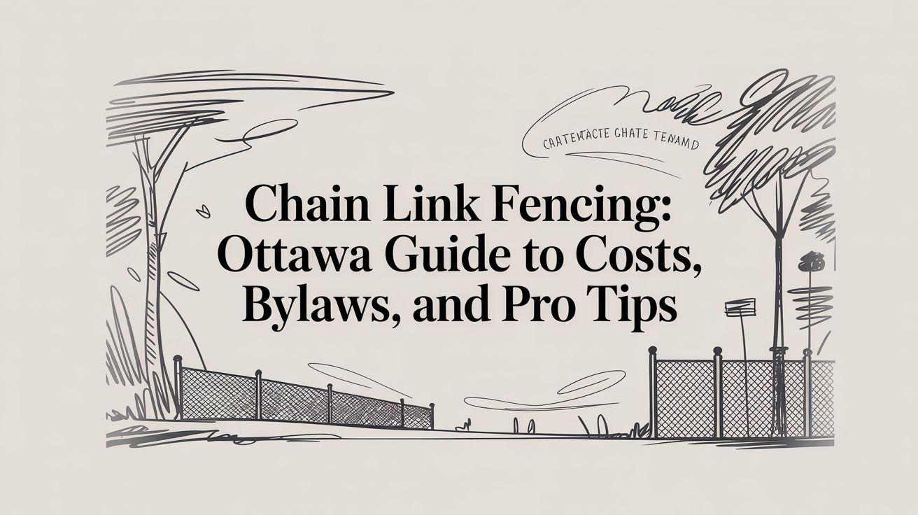 Your Actionable Guide to Chain Link Fencing in Ottawa