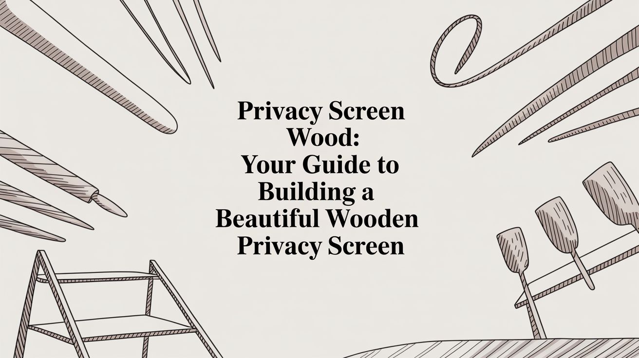 Privacy Screen Wood: A Practical Guide to Building Your Wooden Privacy Screen