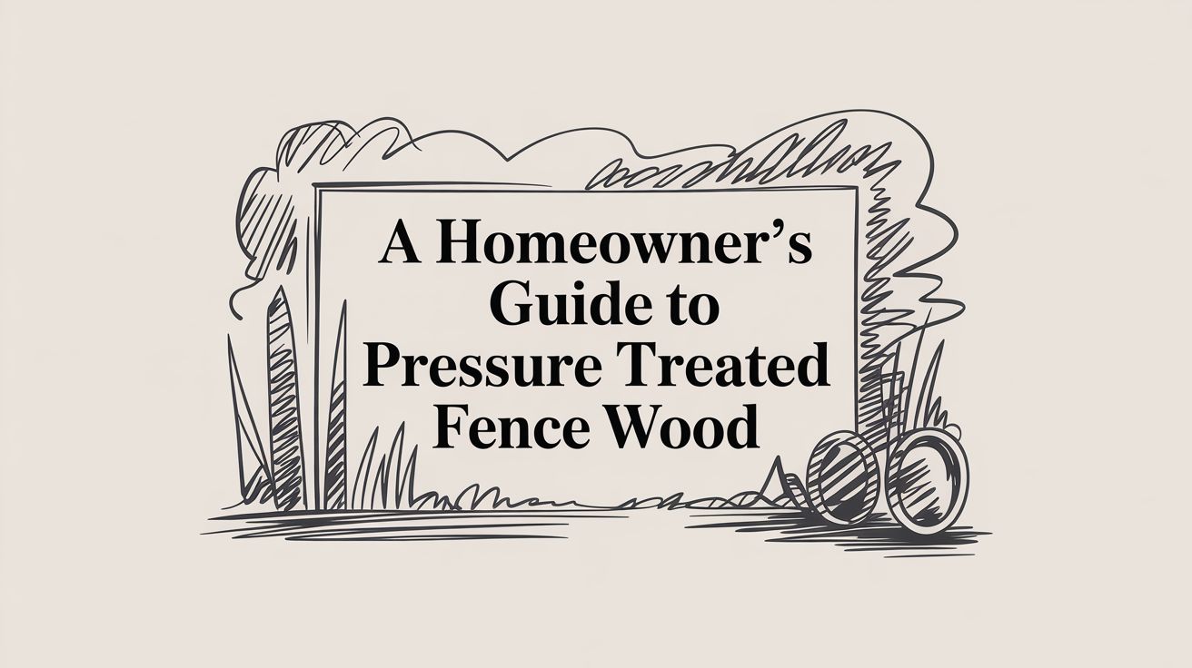 A Homeowner's Guide to Pressure Treated Fence Wood