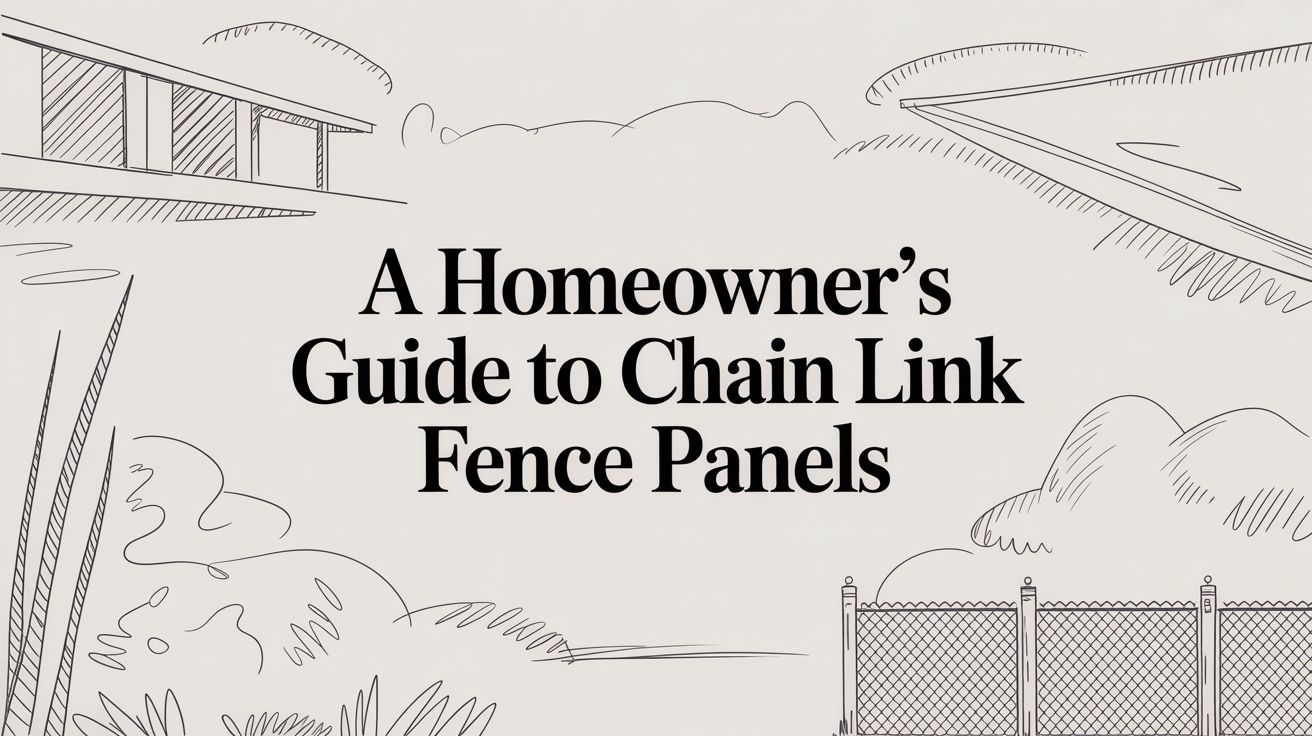 A Homeowner's Guide to Chain Link Fence Panels