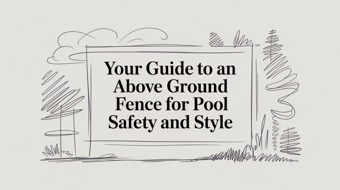 Your Guide to an Above Ground Fence for Pool Safety and Style