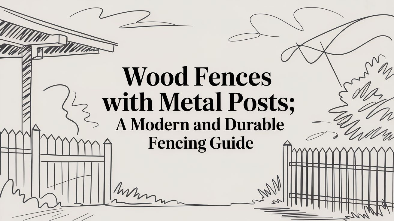Wood Fences with Metal Posts: A Practical Guide to Building a Fence That Lasts