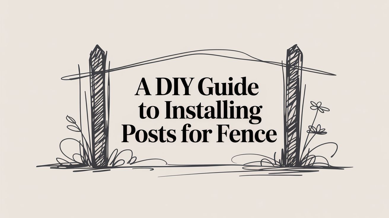 A DIY Guide to Installing Posts for Fence