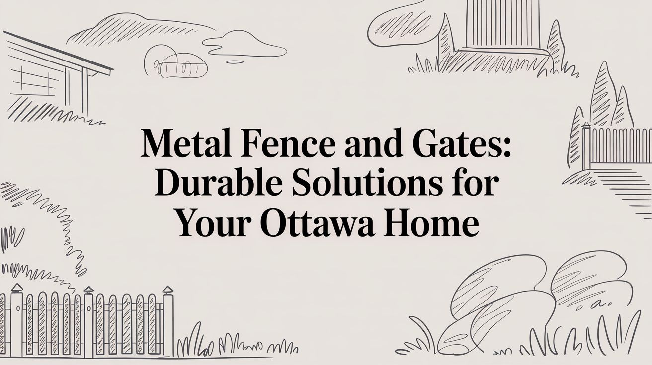 Metal Fence and Gates: A Practical Guide for Your Ottawa Home