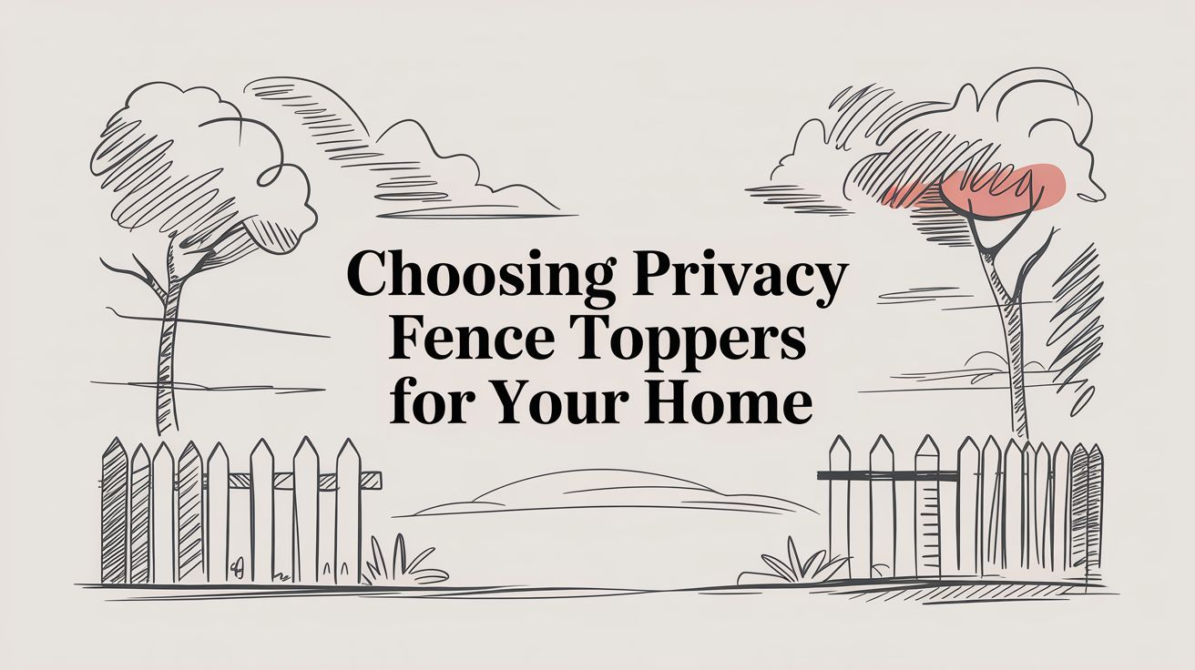 Actionable Guide to Privacy Fence Toppers for Your Home