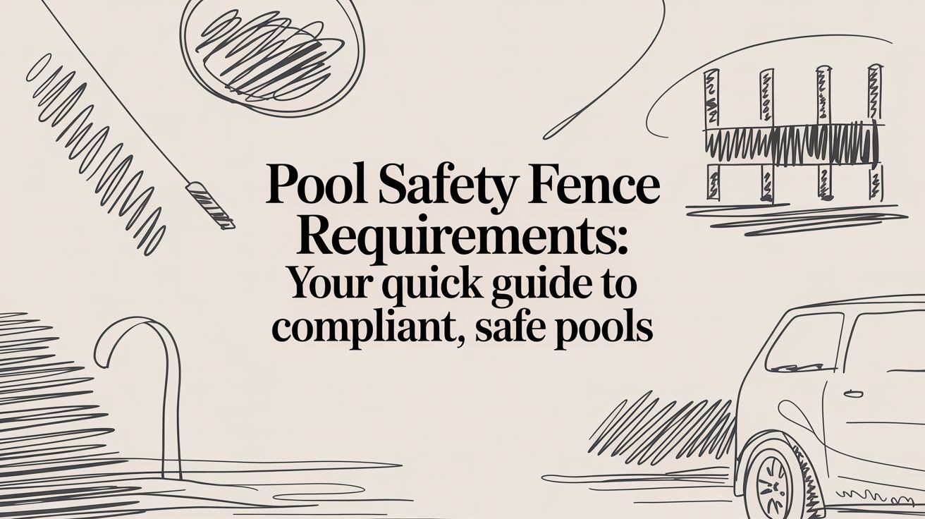 Pool safety fence requirements: Your actionable guide to a compliant, safe pool