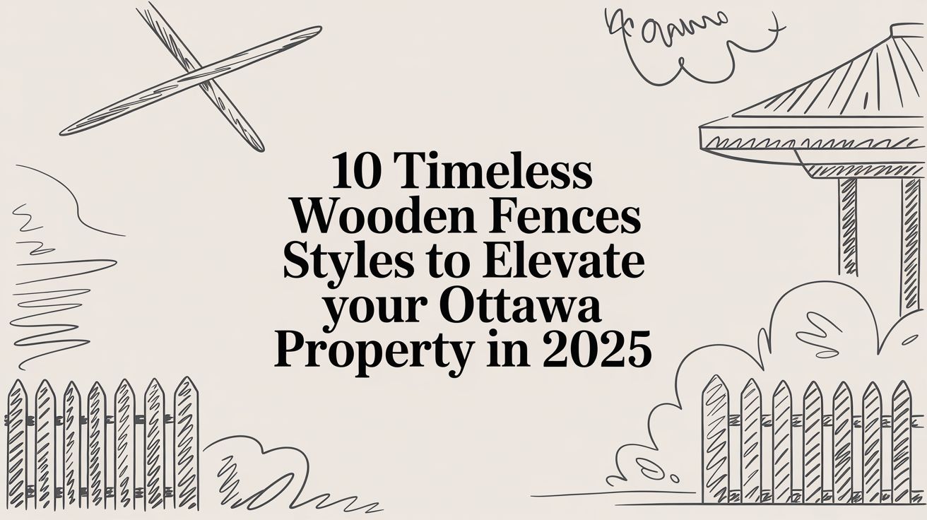 10 Timeless Wooden Fences Styles to Elevate Your Ottawa Property in 2025
