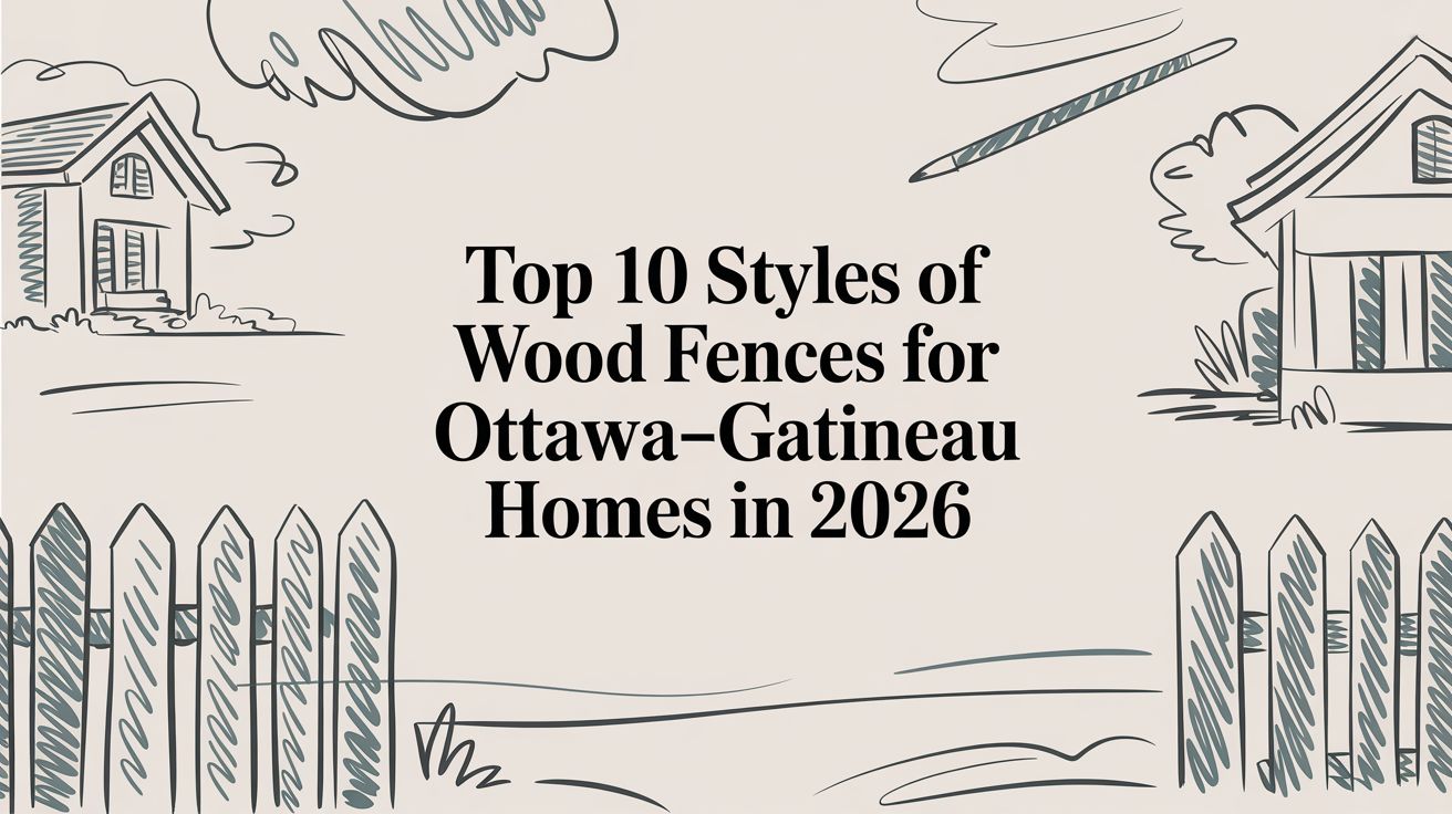 Top 10 Styles of Wood Fences for Ottawa–Gatineau Homes in 2026