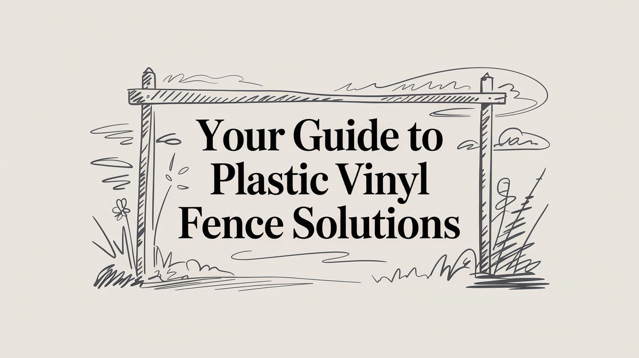 Your Actionable Guide to Plastic Vinyl Fence Solutions