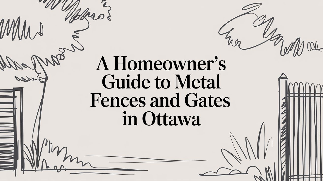 A Homeowner's Guide to Metal Fences and Gates in Ottawa