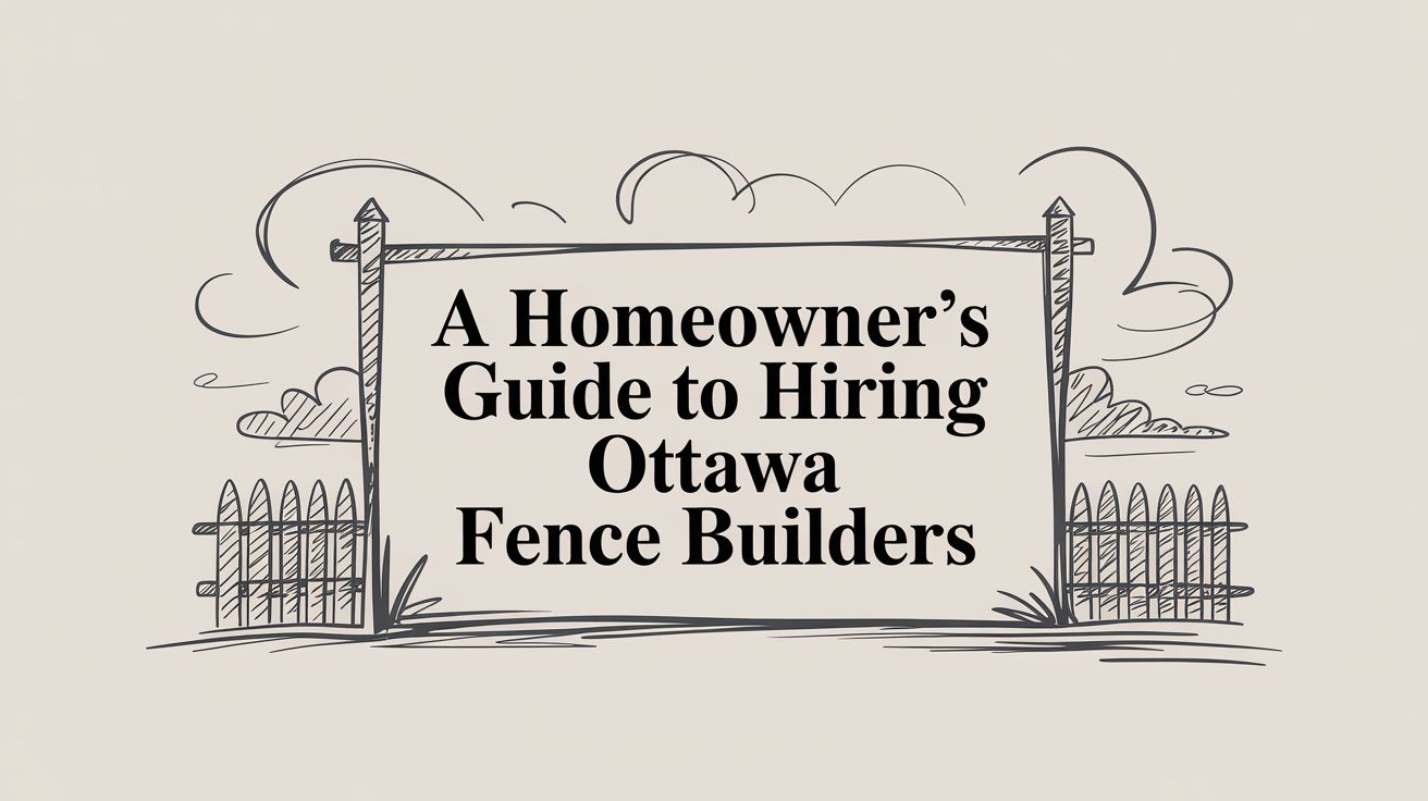 A Homeowner’s Action Plan for Hiring Ottawa Fence Builders