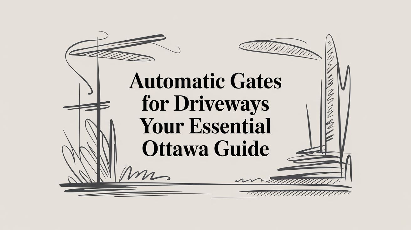 Your Actionable Guide to Automatic Gates for Driveways in Ottawa