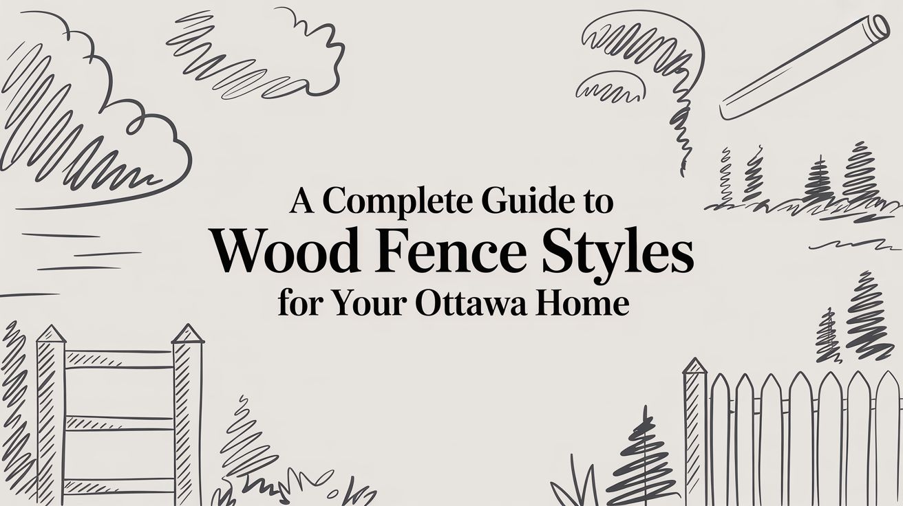 A Practical Guide to Choosing Wood Fence Styles in Ottawa