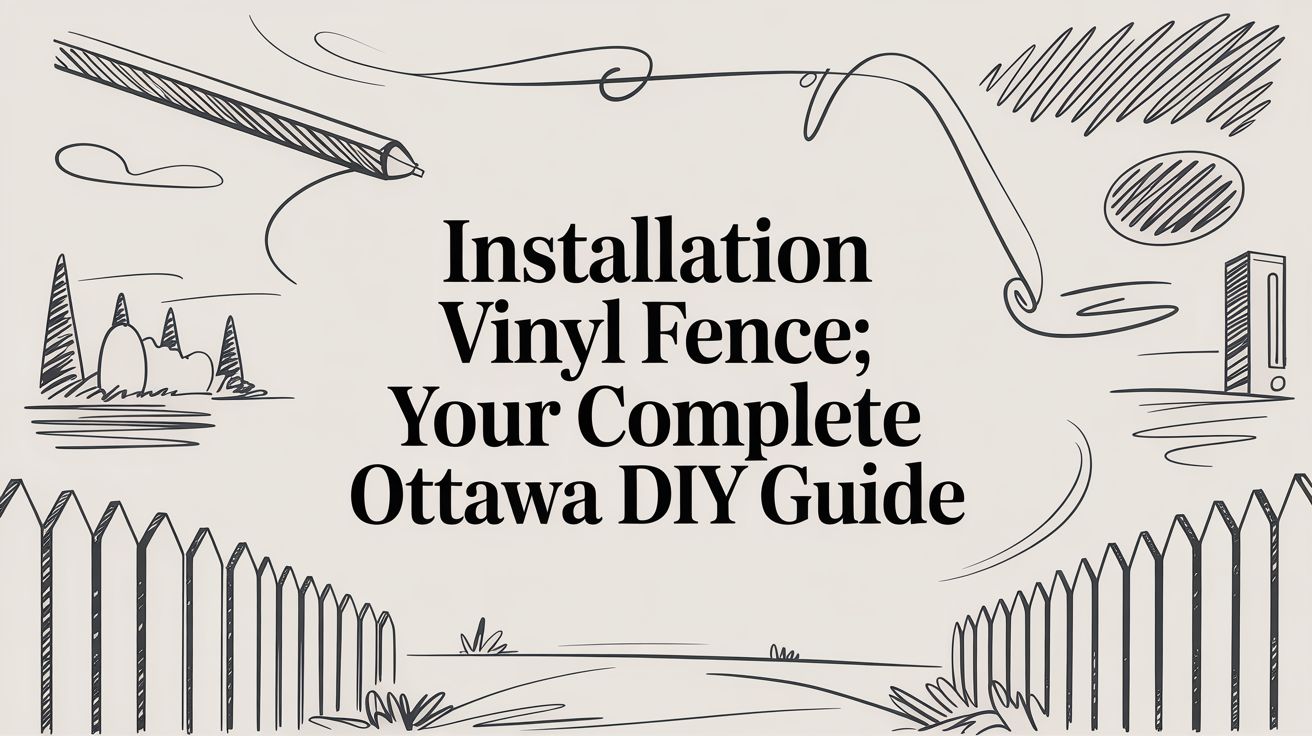 Installation Vinyl Fence: Your Complete Ottawa DIY Guide