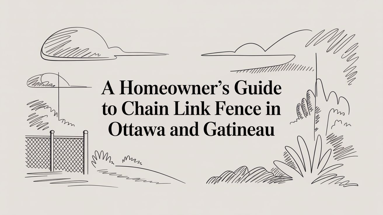 A Homeowner's Guide to Chain Link Fence in Ottawa and Gatineau