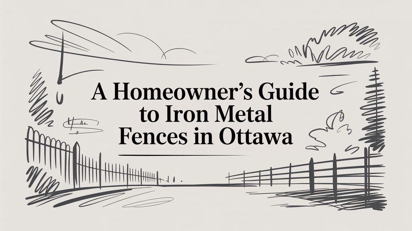 Your Actionable Guide to Choosing an Iron Metal Fence in Ottawa