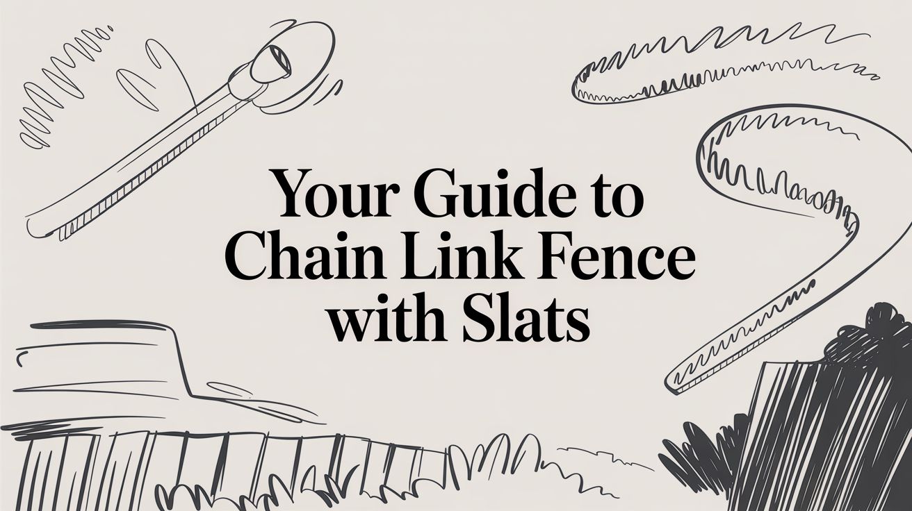 Your Guide to Chain Link Fence with slats