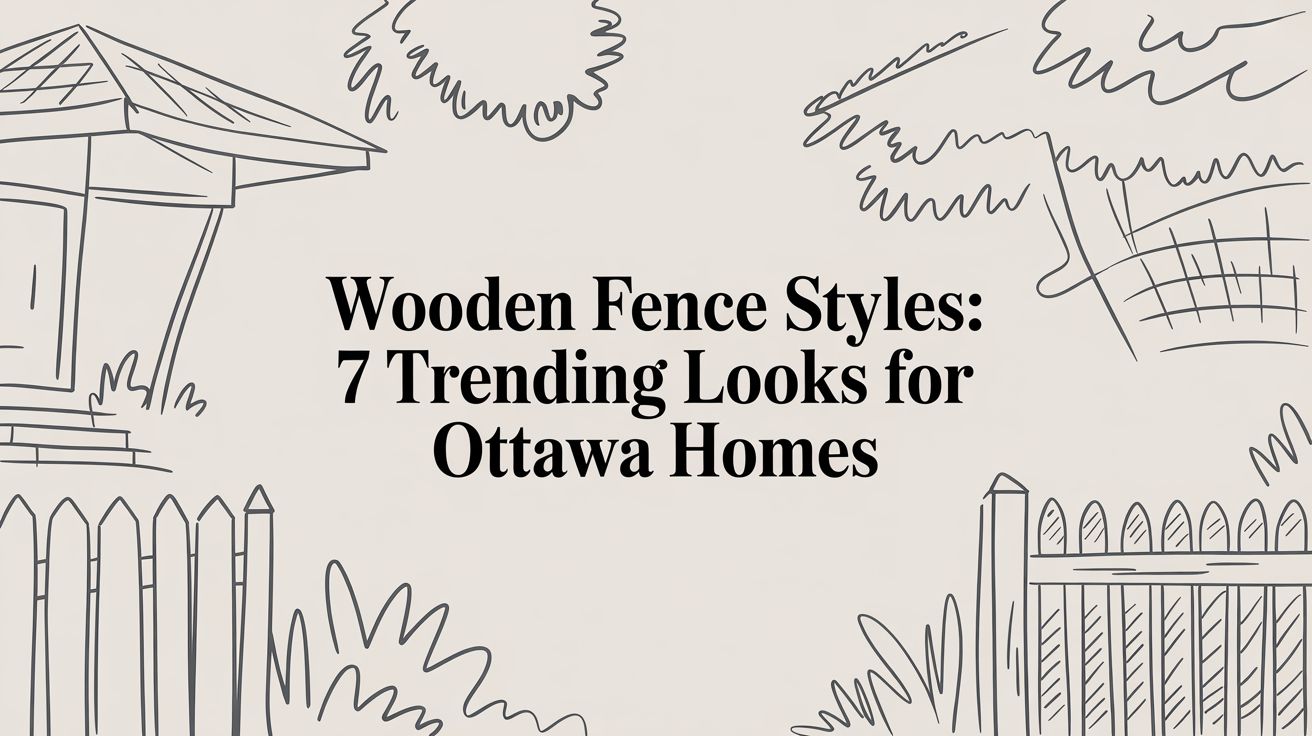 Wooden Fence Styles: 7 Trending Looks for Ottawa Homes