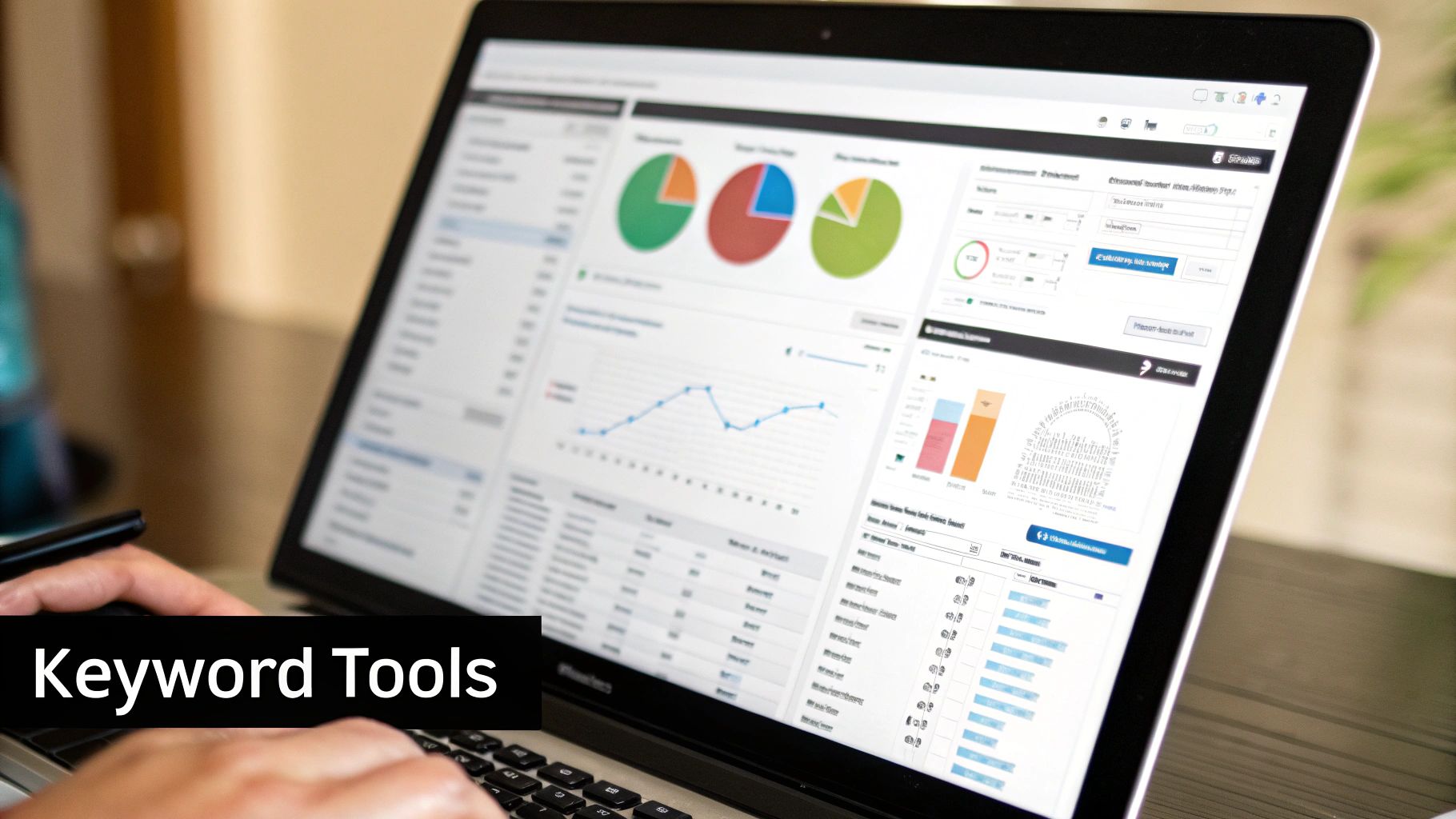 Screenshot from https://ahrefs.com/keyword-generator showing the keyword "quiet coffee grinder" and a list of related long-tail keywords with their difficulty scores and search volumes.