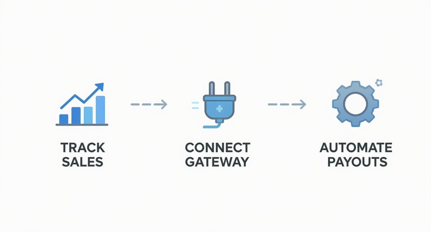 Infographic about daily payment affiliate program