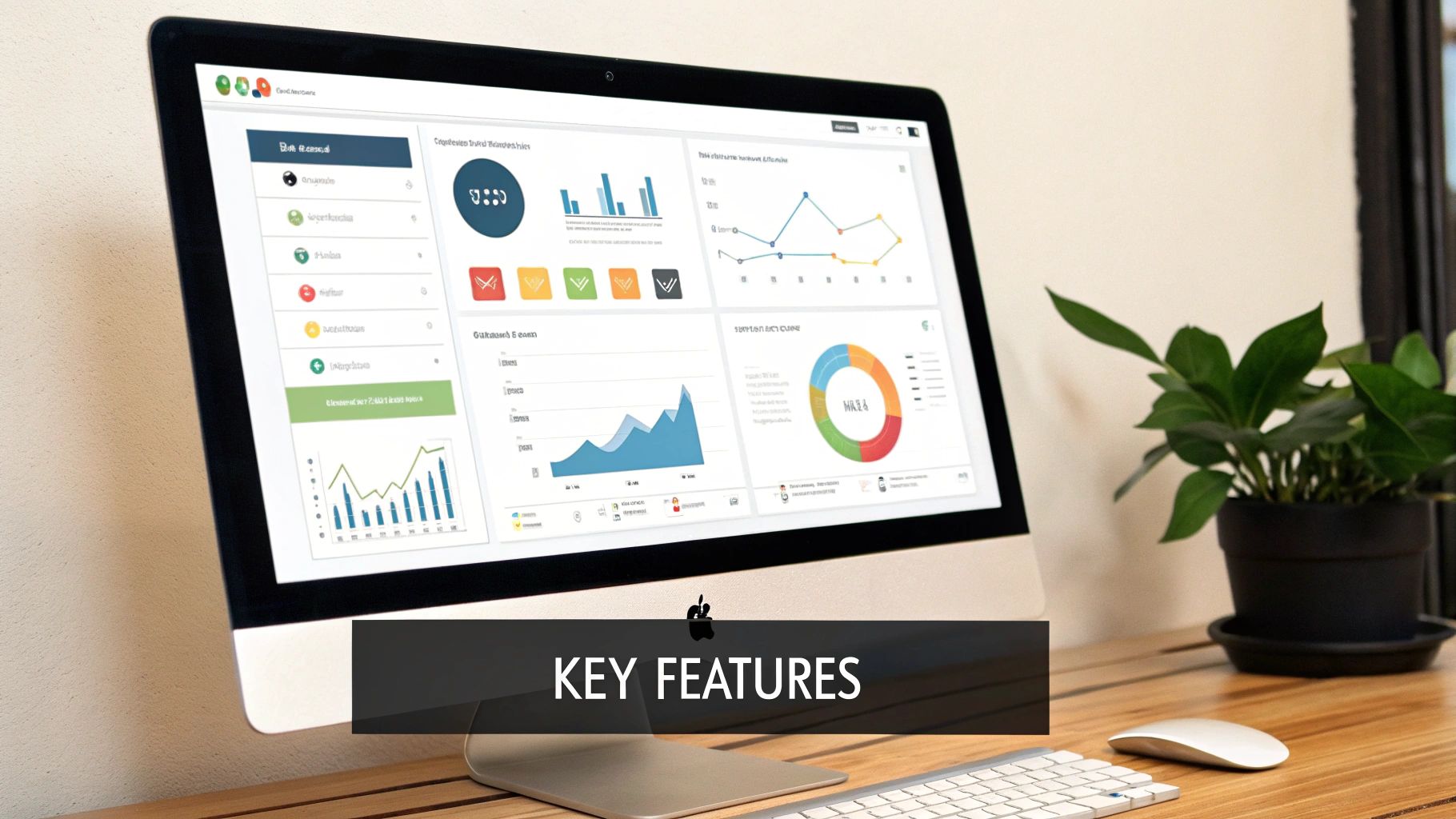 Close-up of a person's hands using a laptop to analyze charts and data on the screen, symbolizing affiliate program management.