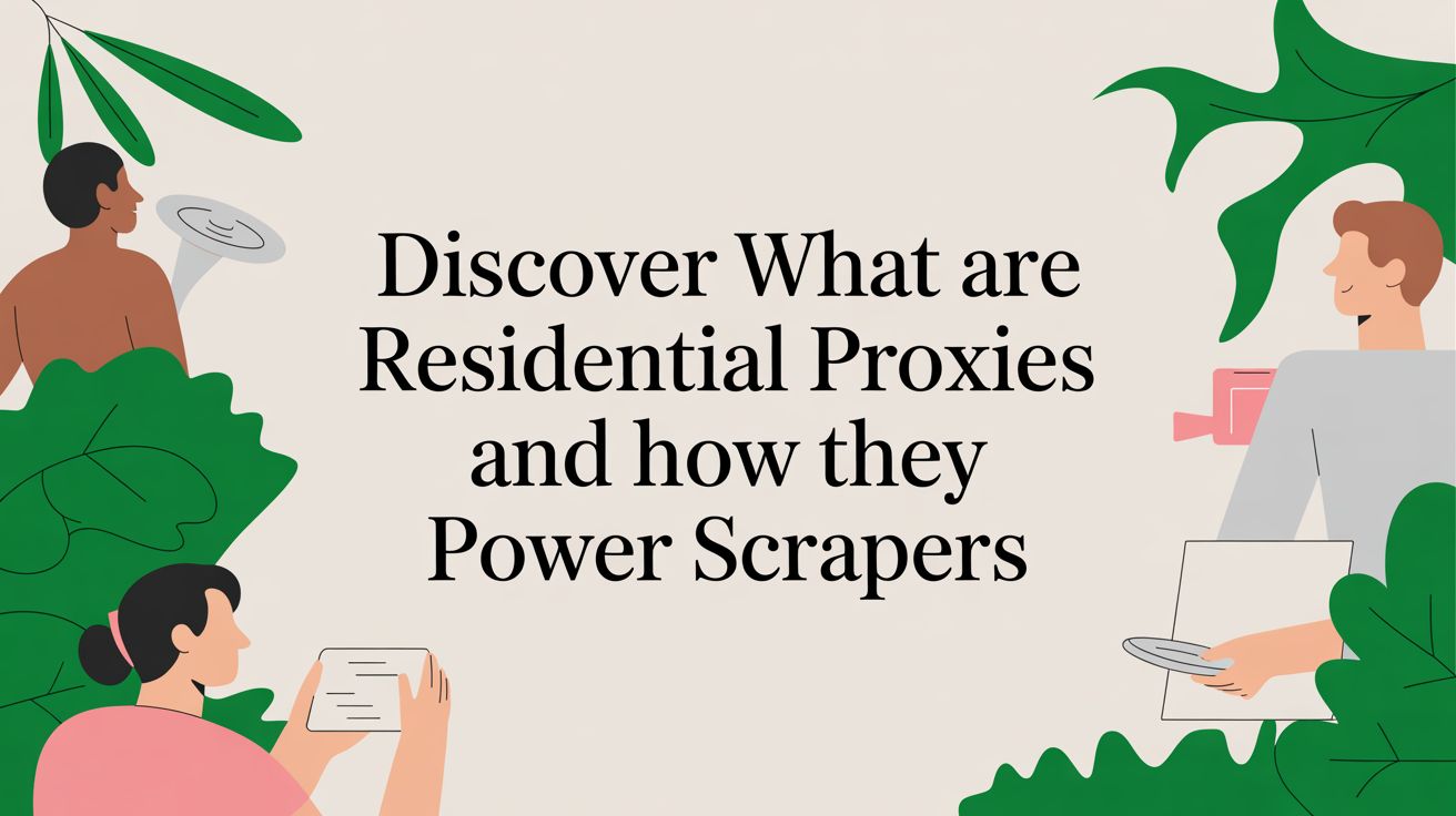 Discover what are residential proxies and how they power scrapers