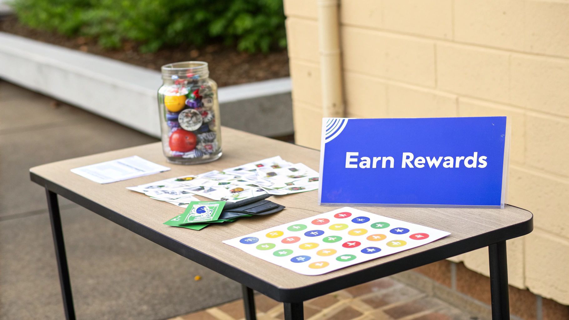 Kids receiving reward