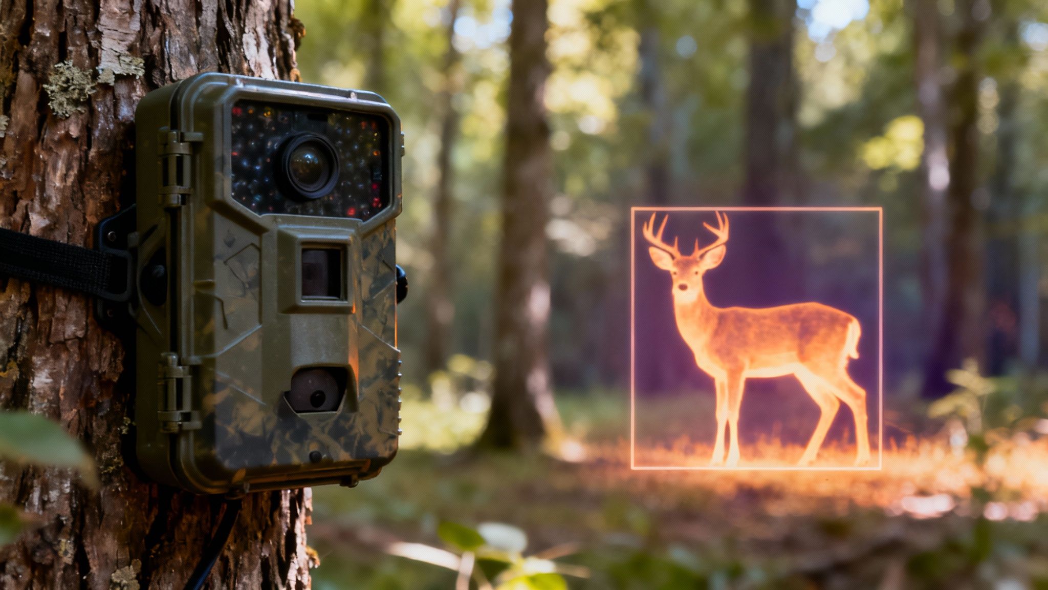 Heat map of PIR sensor field