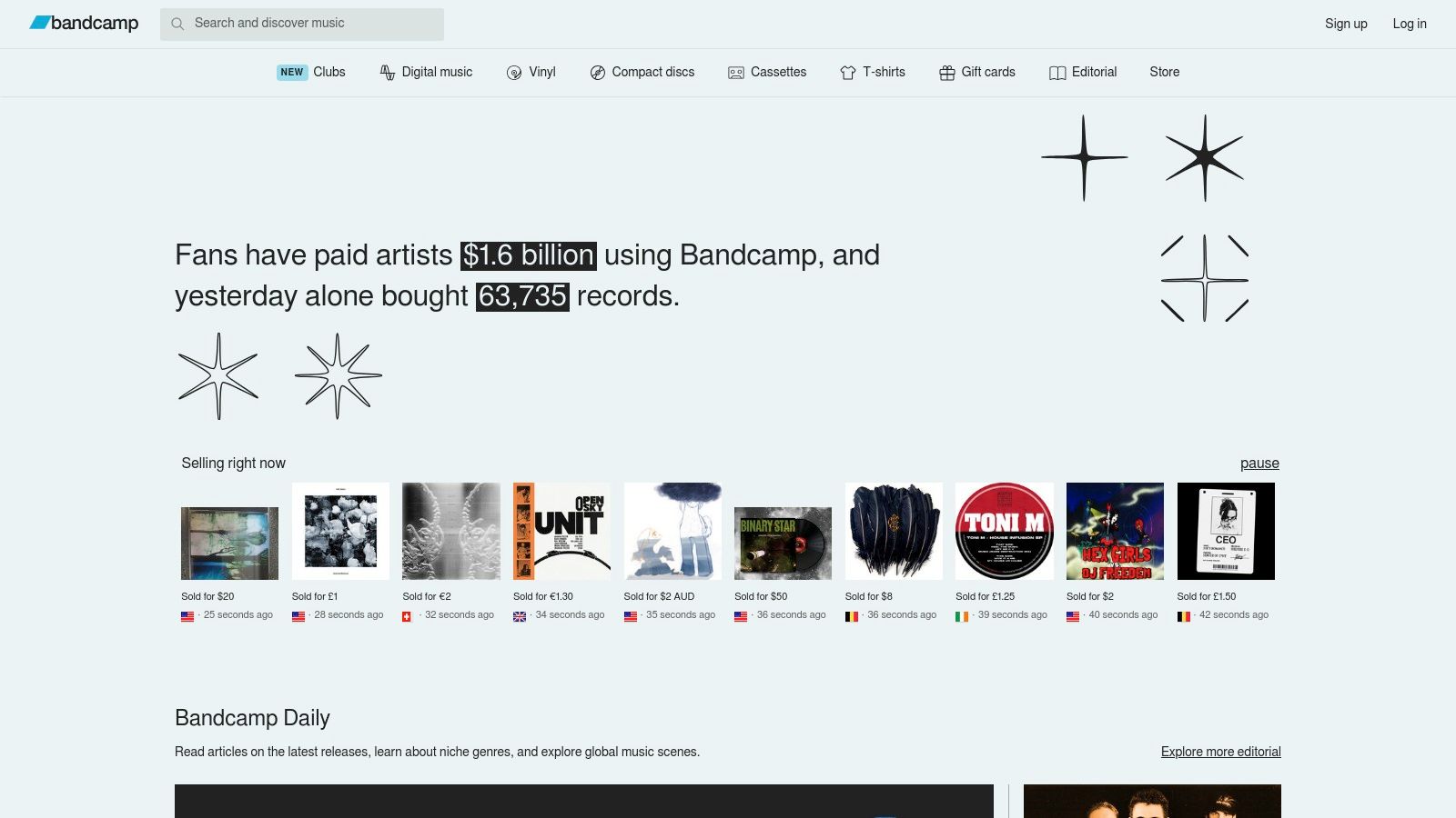 6 Платформи: Къде да слушаме музика през 2026? 158 Bandcamp