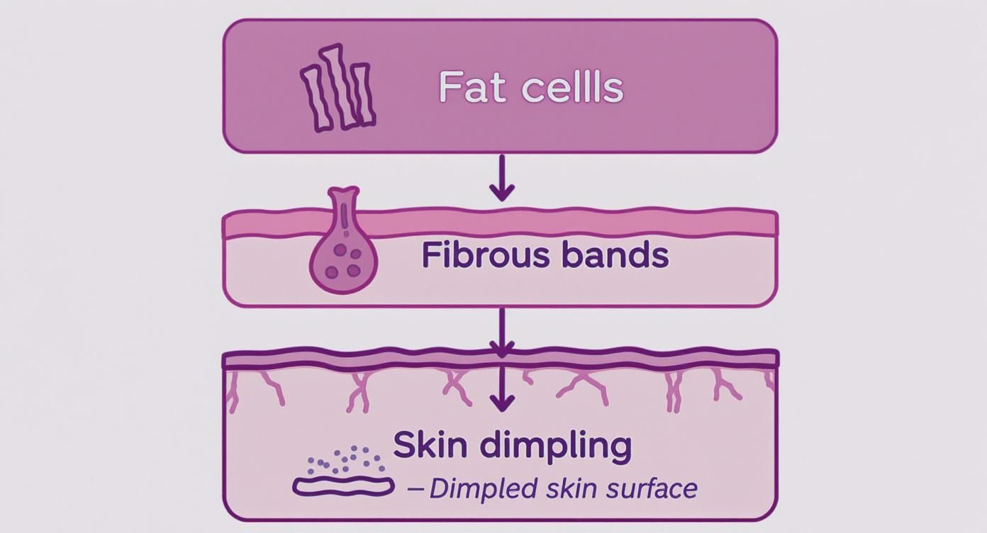 Infographic about how to get rid of cellulite on legs