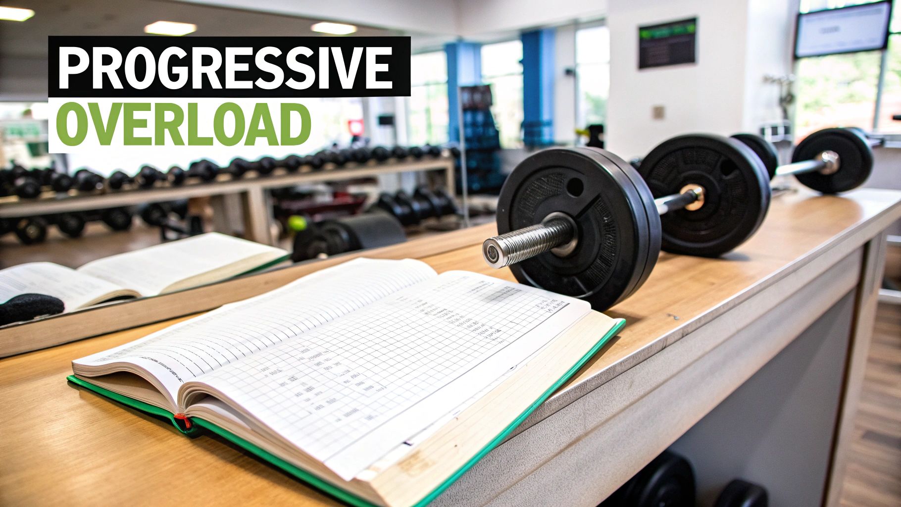 A woman performing a barbell back squat with proper form, focused and determined.