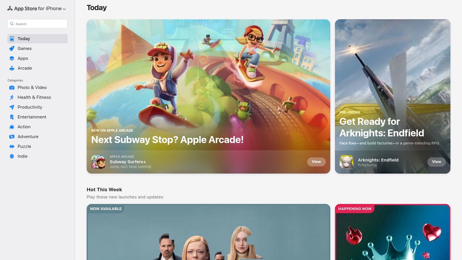 Apple App Store (iOS)