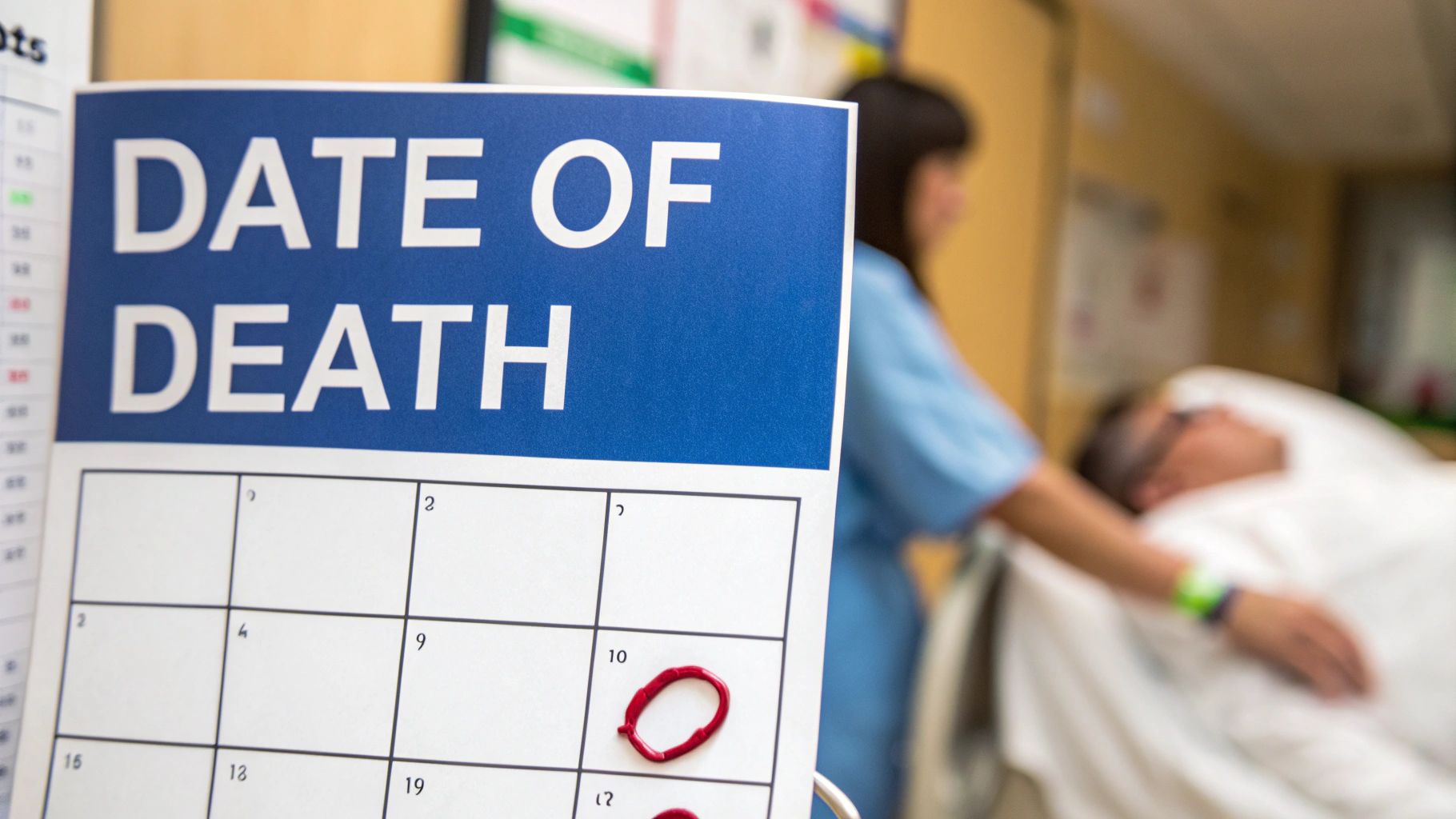 A close-up of a calendar with a specific date circled, symbolizing the start of a legal deadline.