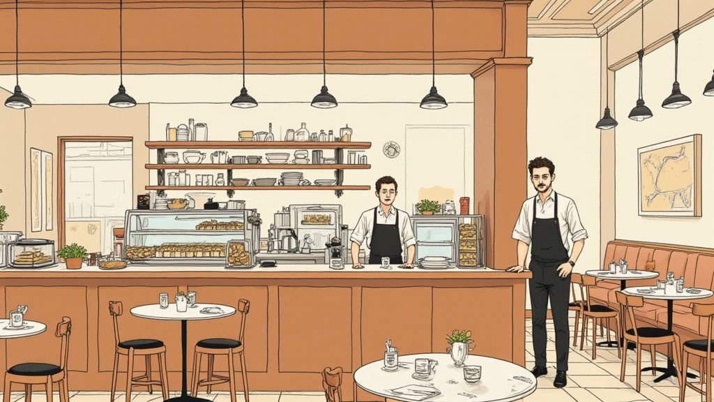 Horeca interieur dat de branding weerspiegelt