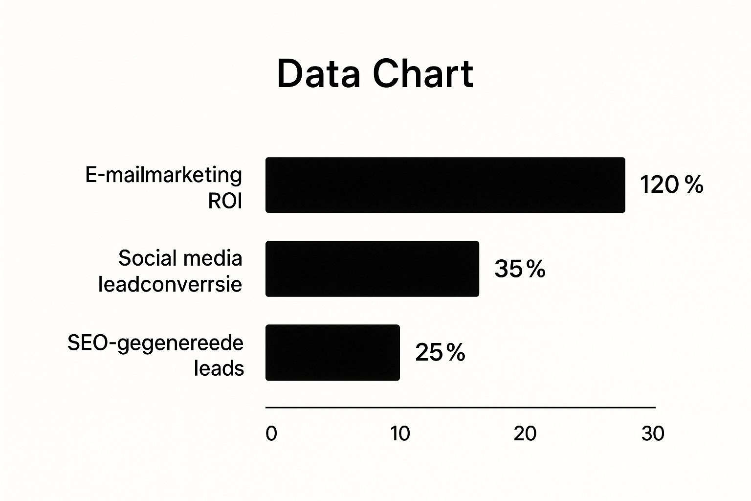 Infographic about marketing online b2b
