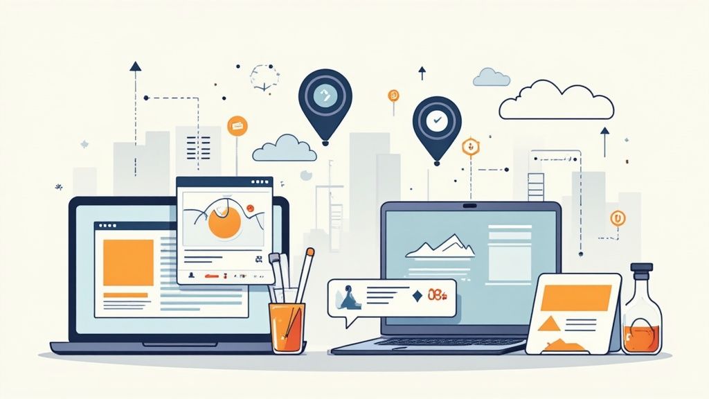 Een afbeelding die de groeifase na de lancering van een website in Eindhoven symboliseert