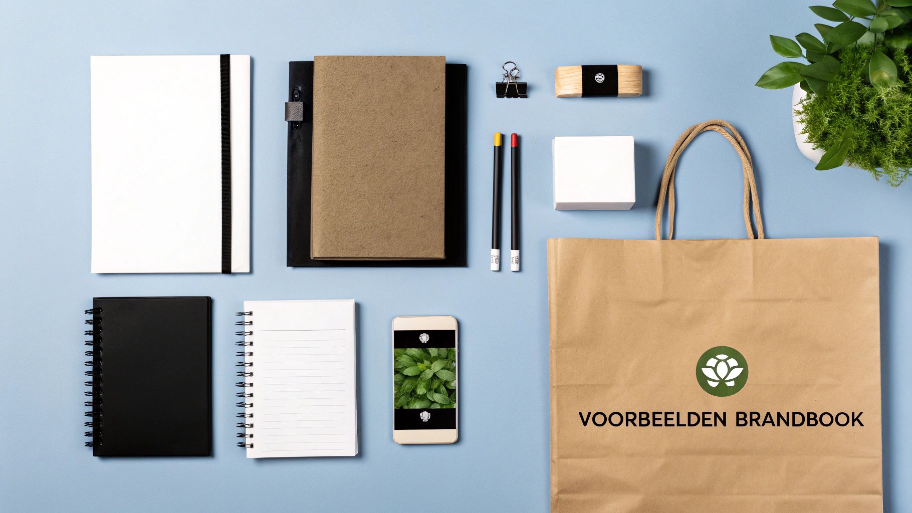 Een tijdlijn die de evolutie van brandbooks toont, van simpele logorichtlijnen naar complexe digitale merkstrategieën