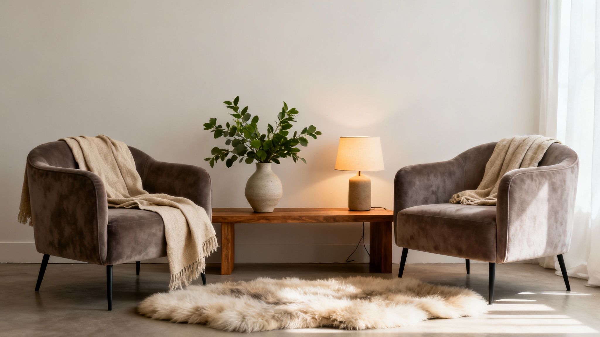 Sfeervol gedekte tafel met elegante stoelen in een evenementenlocatie