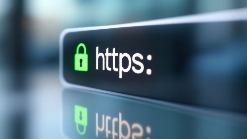 Infographic die het belang van HTTPS en SSL-certificaten voor websitebeveiliging en SEO illustreert.