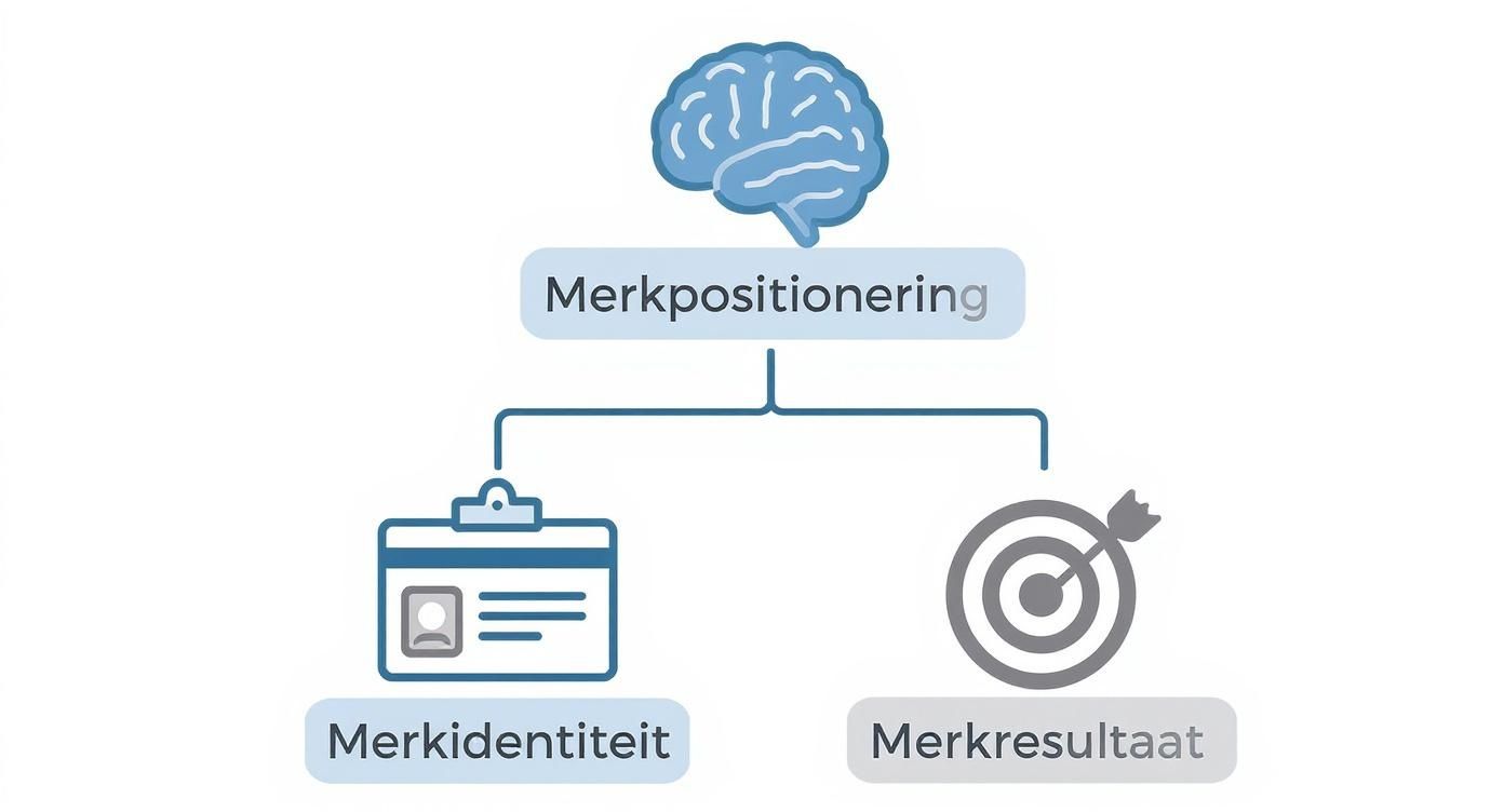 Infographic about wat is merkpositionering