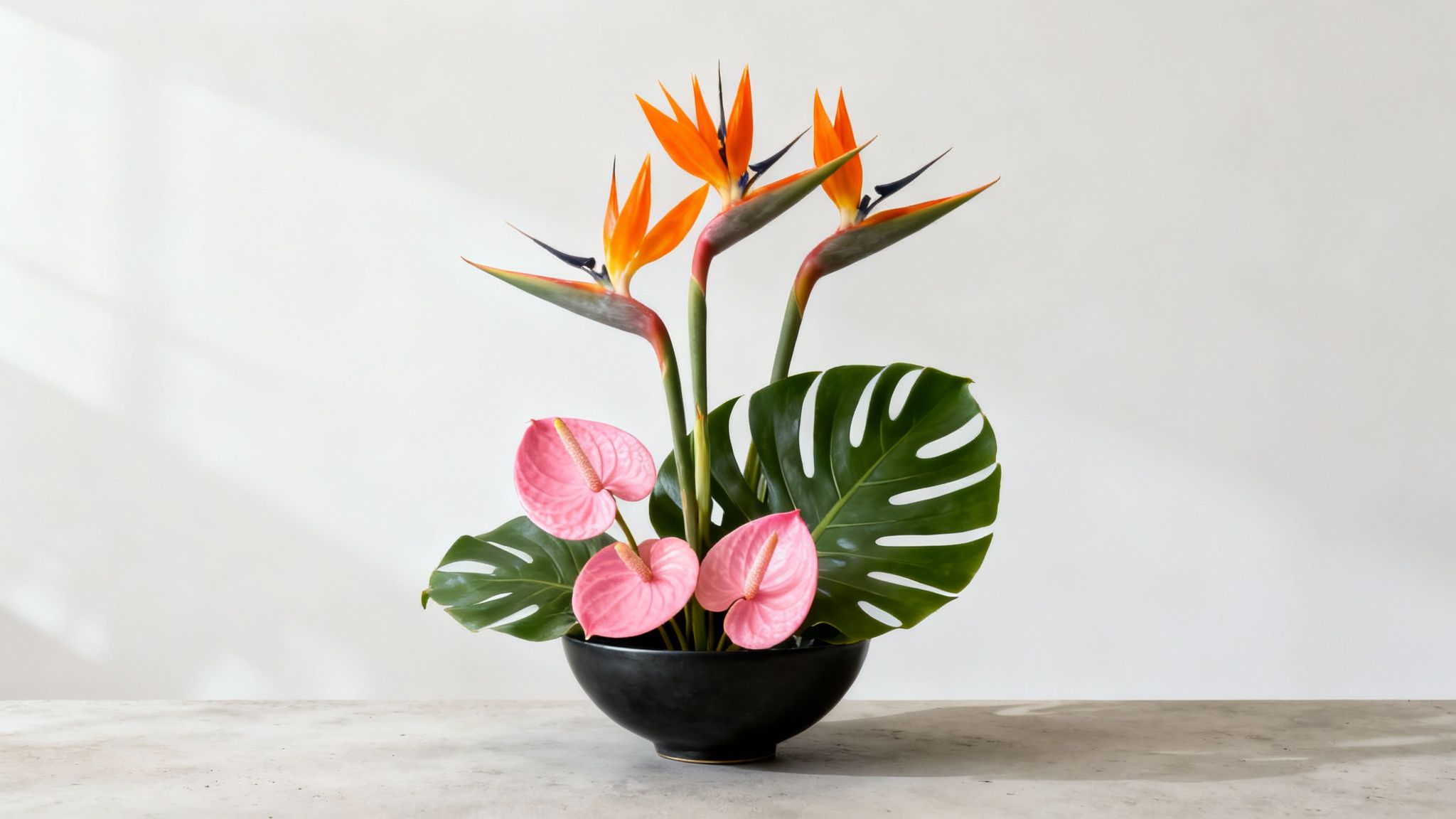 Tropical Exotic Flower Arrangement