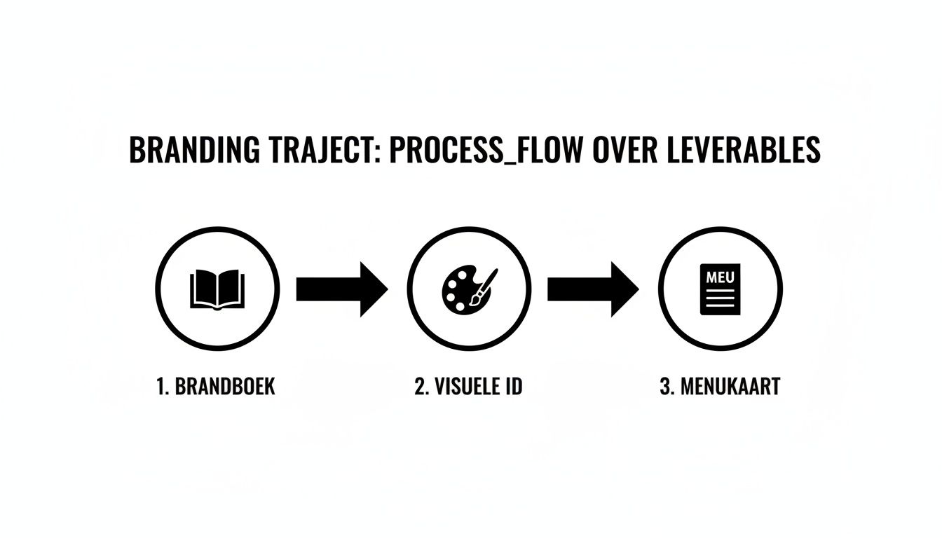 Infographic about café branding specialist