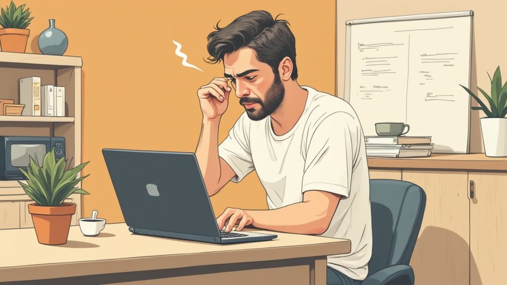 Een stapel geld met een gat erin, symbool voor een website die geld kost.