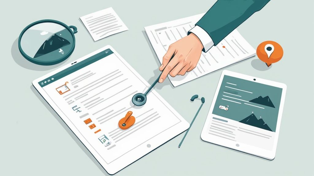 Een team van webdesigners in Eindhoven dat samenwerkt rond een bureau, met schetsen en wireframes op de muur.