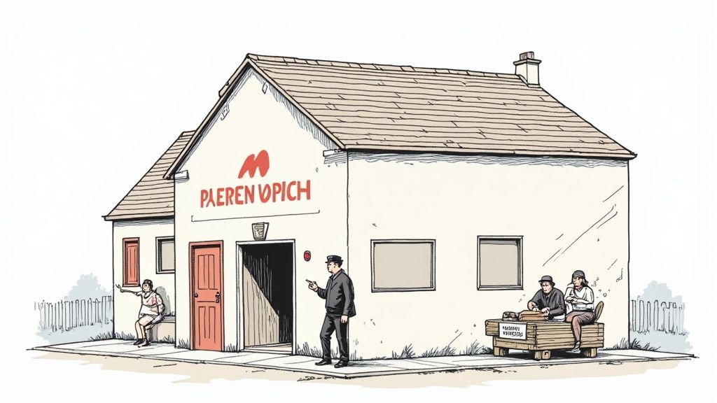 Ondernemer die zich zorgen maakt over de financiën van zijn bedrijf.