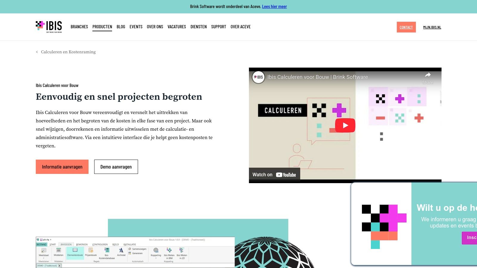 Ibis Calculeren voor Bouw