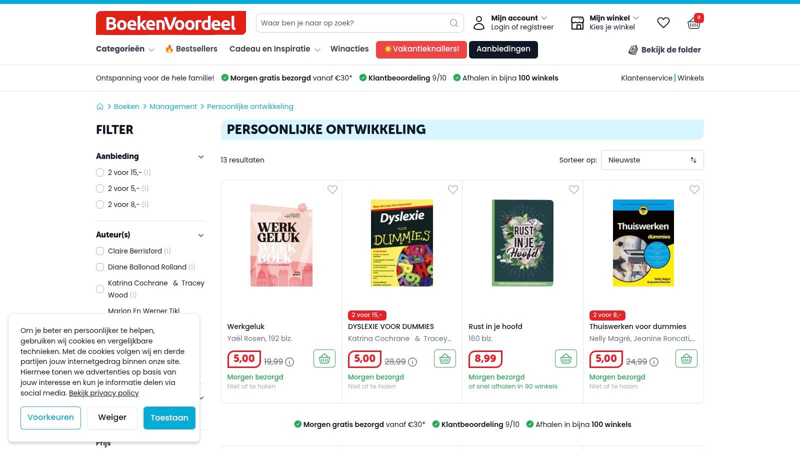Boekenvoordeel