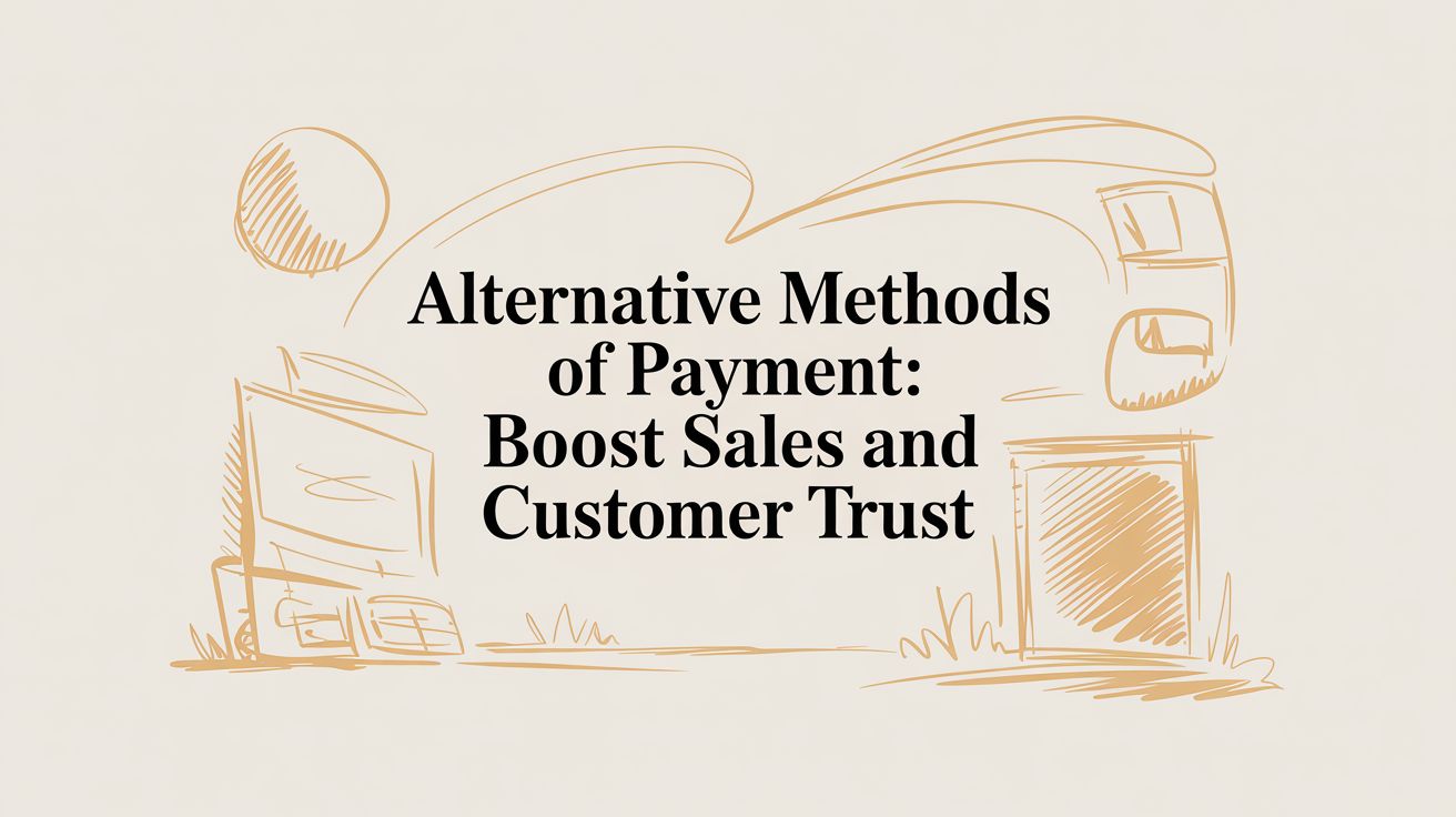 Alternative methods of payment: Boost Sales and Customer Trust