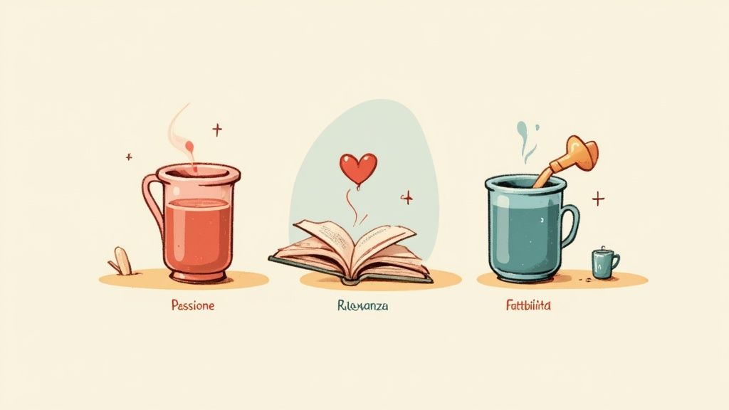 Una scrivania ordinata con libri aperti e appunti, simbolo delle fondamenta di una ricerca ben strutturata.