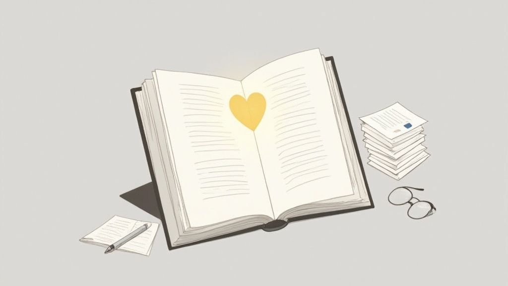 Una scrivania ordinata con libri aperti, un laptop e appunti, simbolo del processo di ricerca per la tesi di laurea.